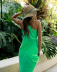 Rachel 4" Brim Crochet Straw Sun Hat
