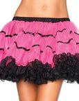 Layered Satin Striped Tulle Petticoat