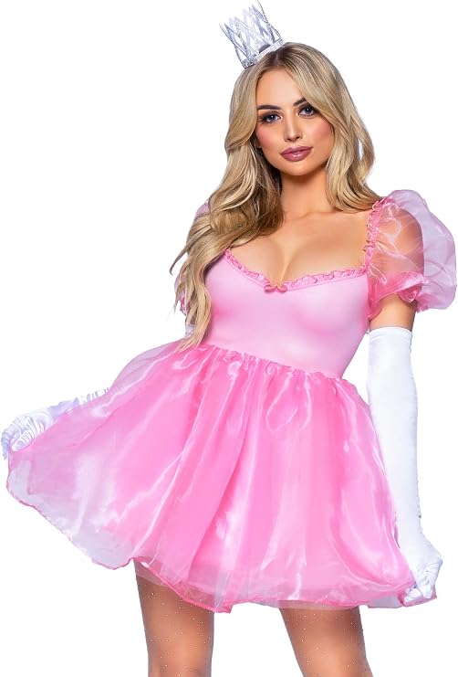 Frosted Organza Babydoll Dress