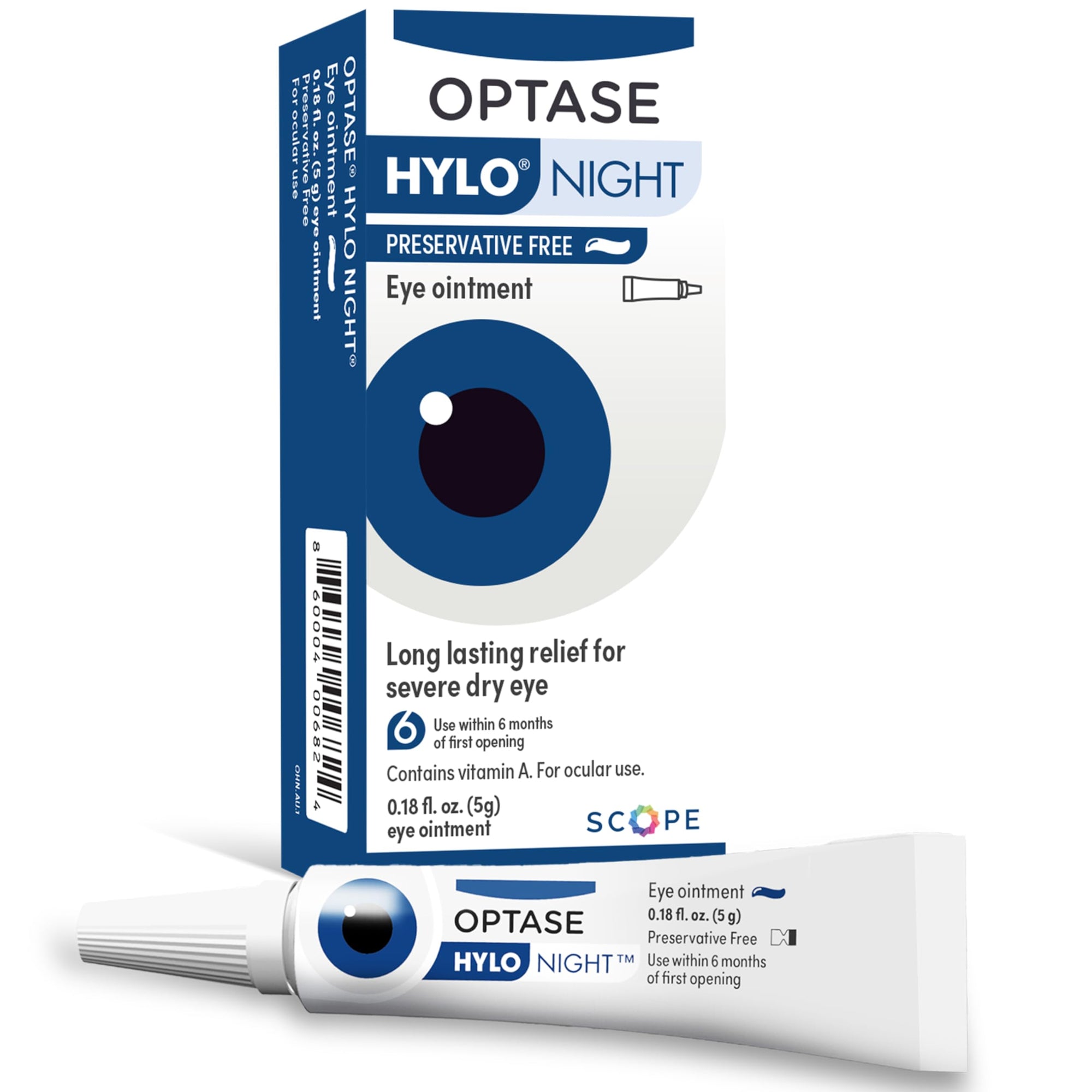 Optase Hylo Night Ointment Preservative