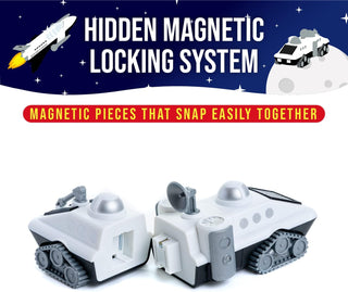 Magnetic Mix or Match Vehicles Space