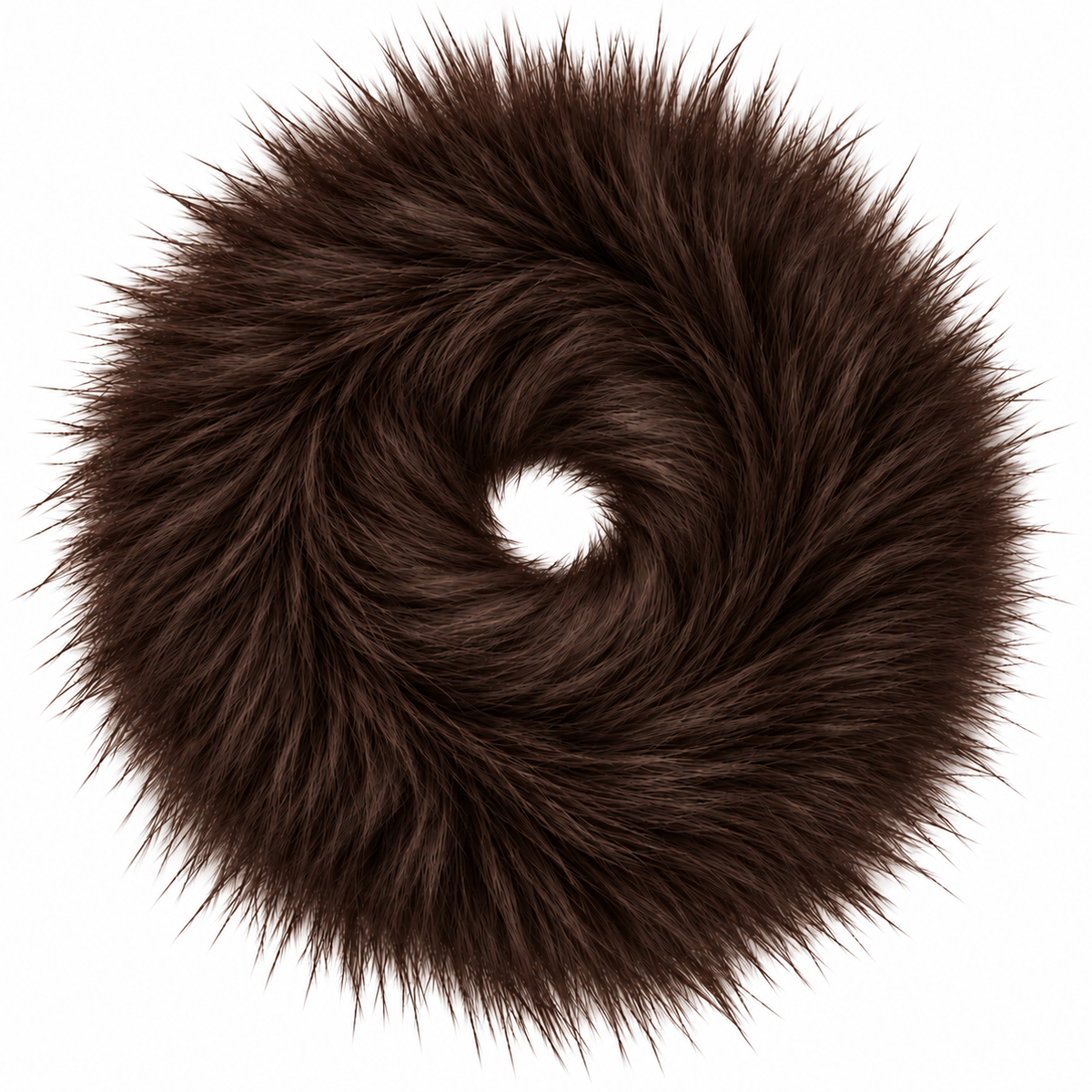 Fur Ponytail Holder