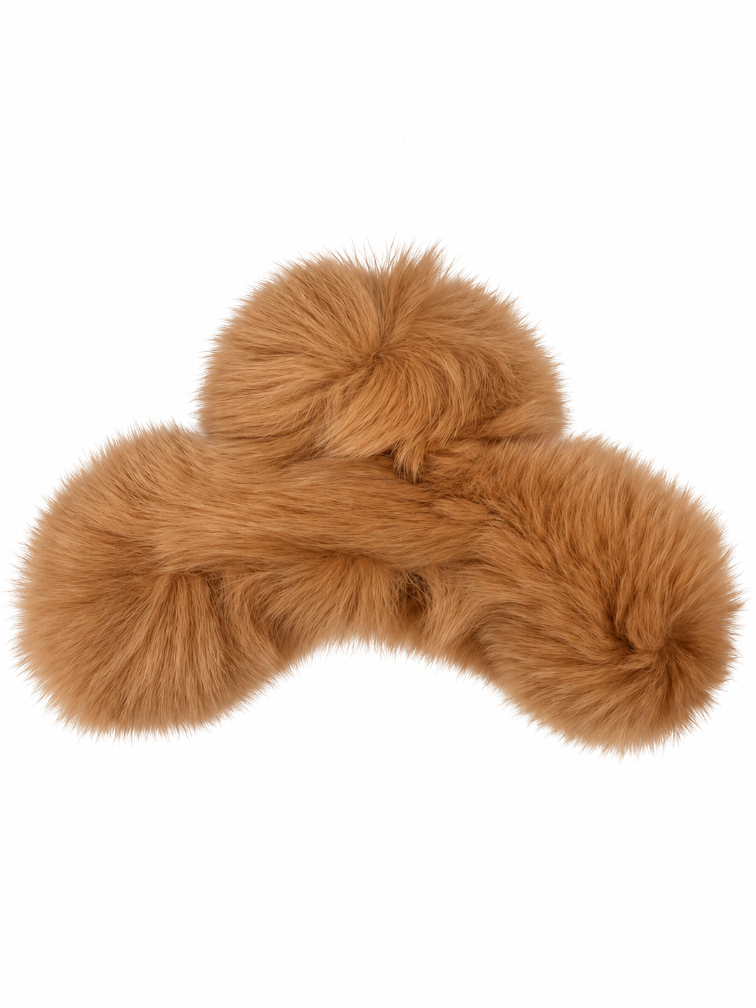 Large Fur Hair Clip