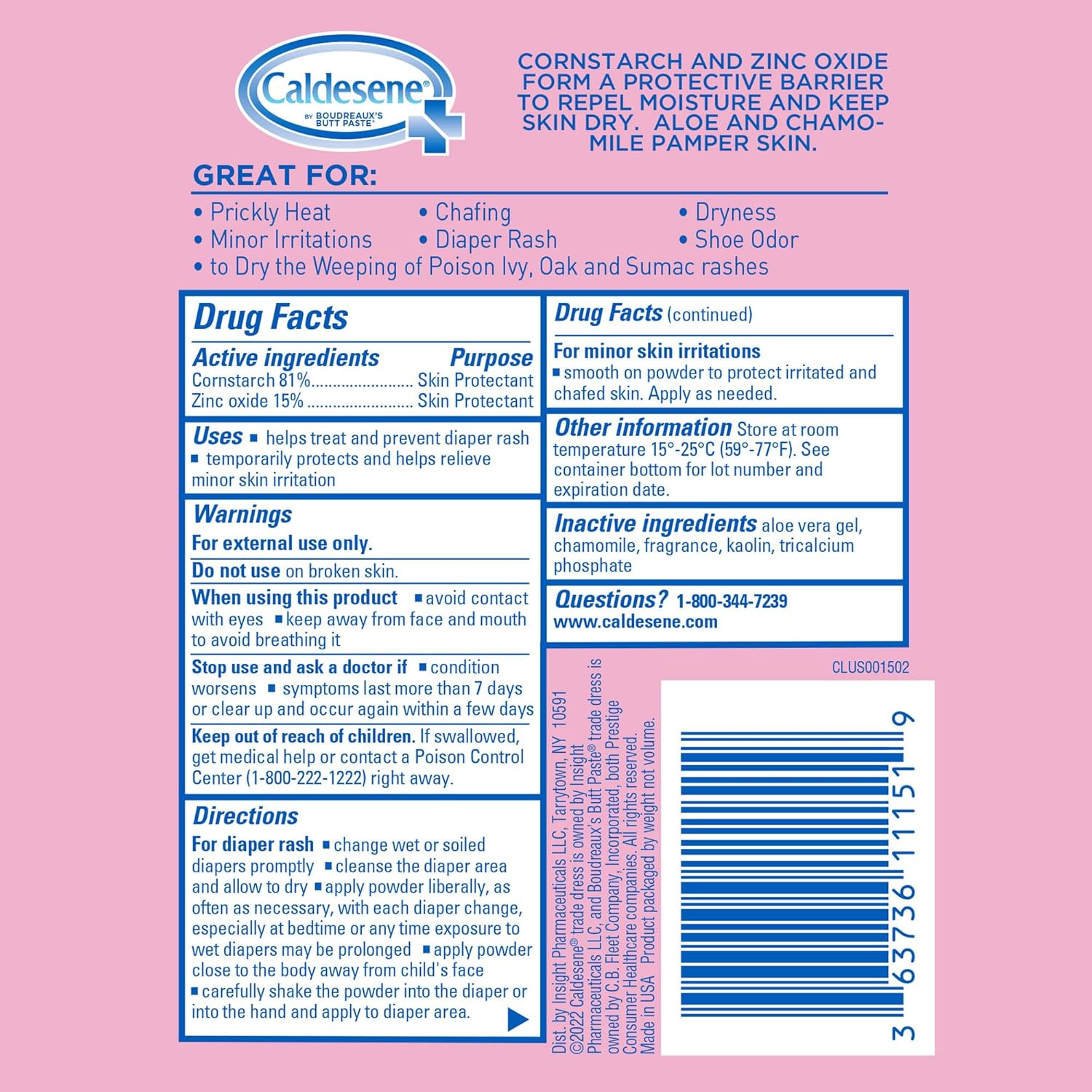Caldesene Medicated Protecting Powder