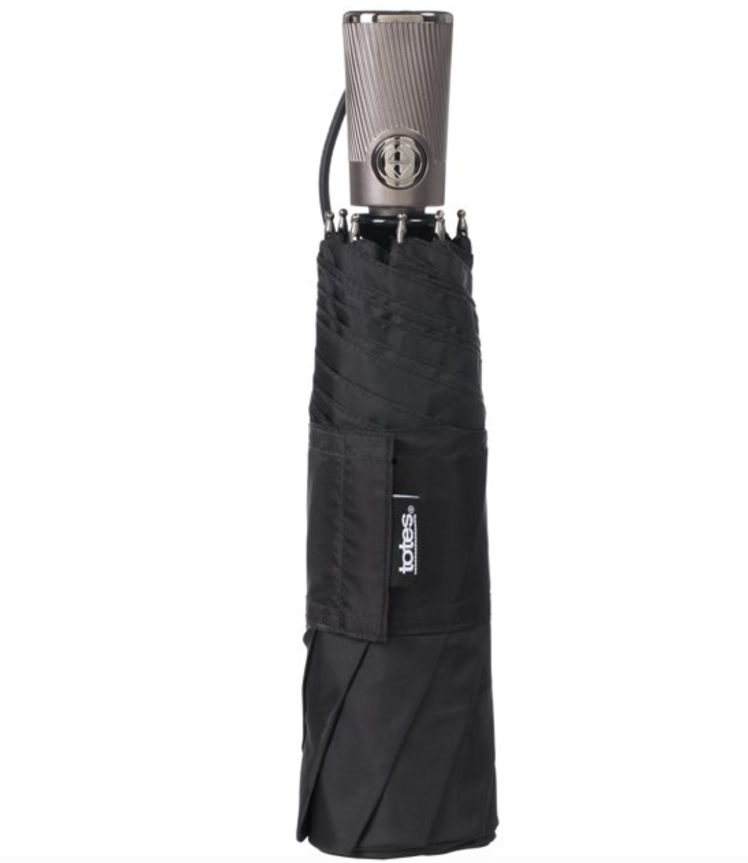 Totes Titan Auto Open Close Umbrella with NeverWet