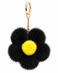 Mink Fur Flower Keychain