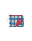 Coastal Claw Beaded Coin Pouch