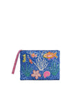 Ocean Bliss Hand-Beaded Wristlet