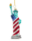 Glass America 250th Statue Of Liberty Ornament