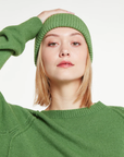 Clarissa Beanie Moss Green