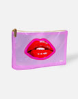Lilac Lace Kiss Cosmetic Bag