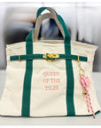 Queen of the Tiles Beachkin Bag