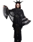Western Fashion Elegant Gothic Vintage Lace Oversized Sleeves