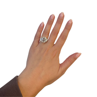 Diamond Ring with Baguettes