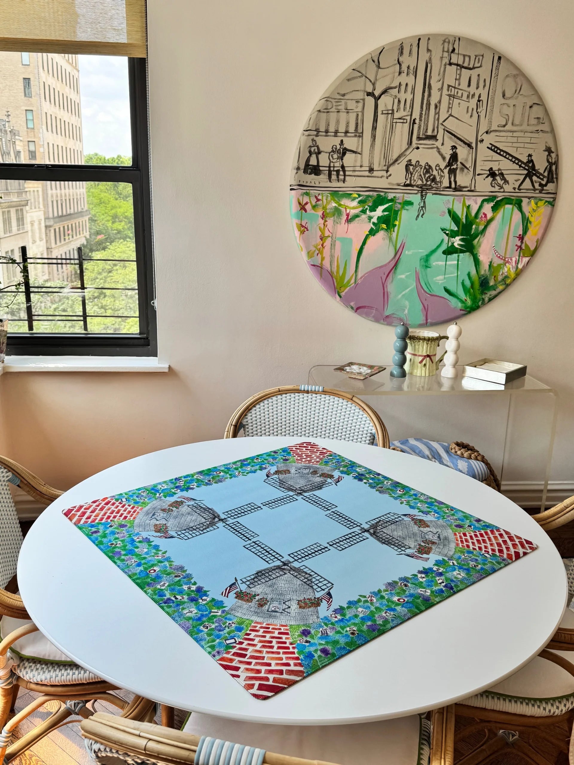 East Coast Summer Mahjong Mat