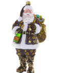 Designer Santa Ornament
