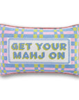 Get Your Mahj On Needlepoint Pillow