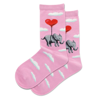 Elephant Heart Balloon Socks