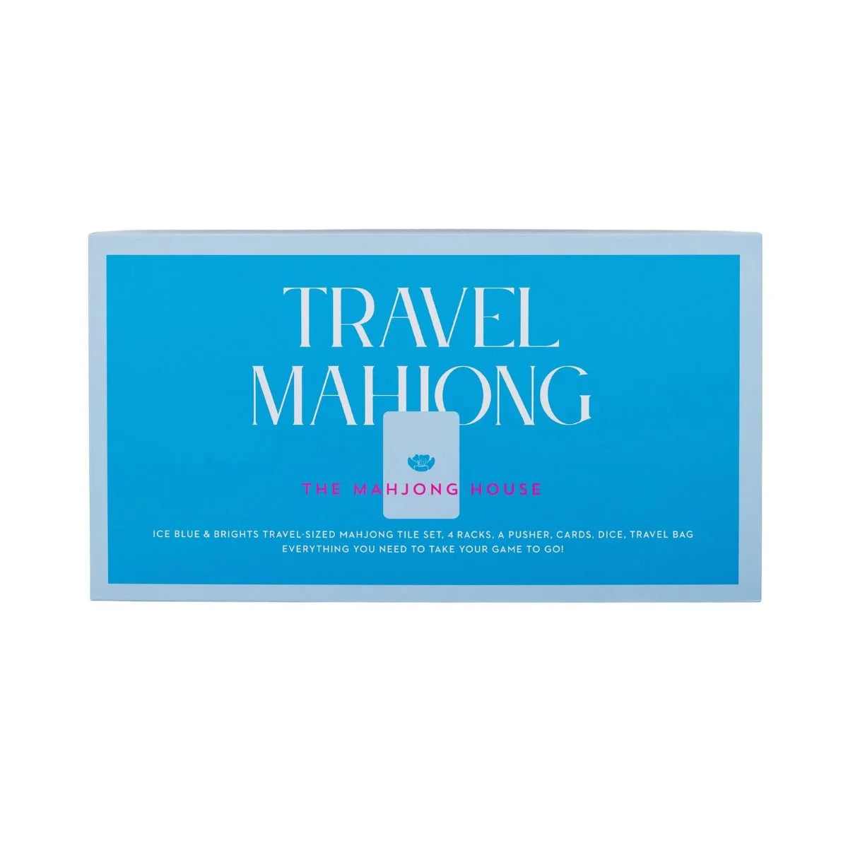 Ice Blue &amp; Brights Travel Mahjong Set