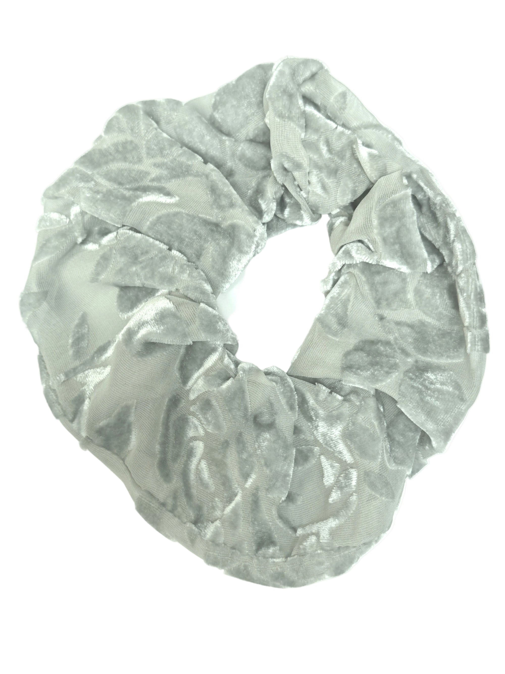 Renée Rivera Burn Out Silk Velvet Ponytail Holder