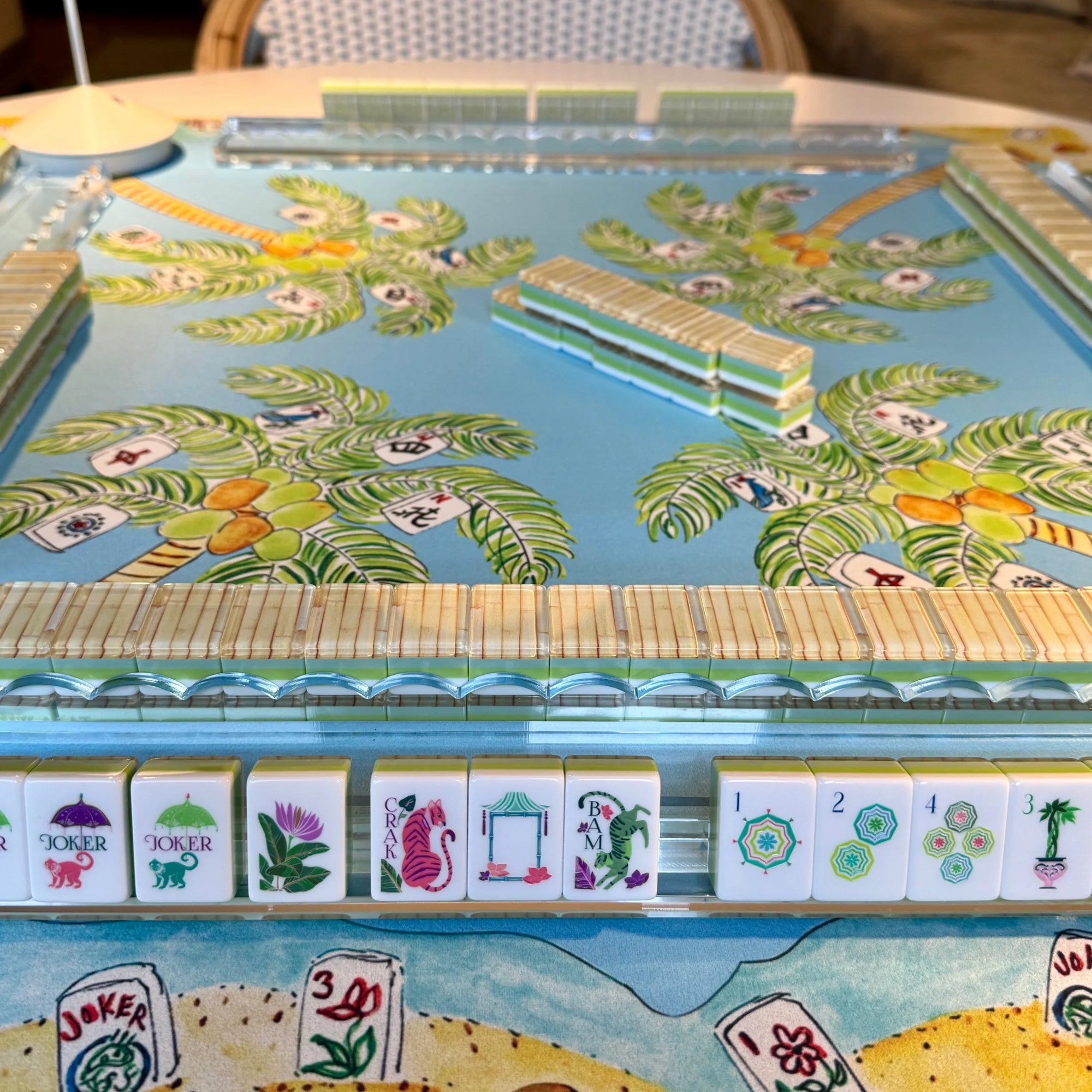 Tropical Mahjong Mat