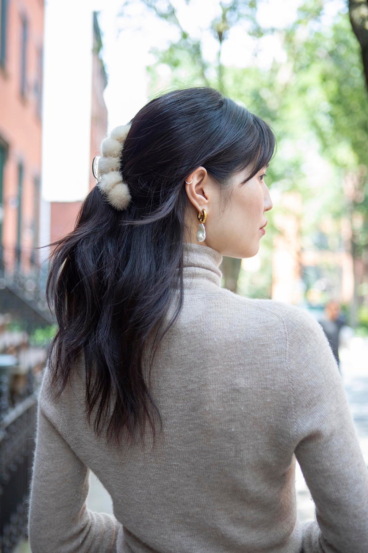 Mink Hair Clip