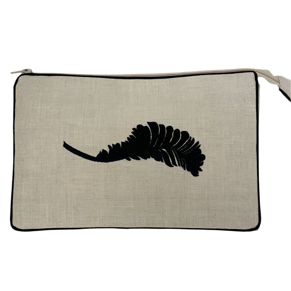Feather Ziptop Cosmetic Case