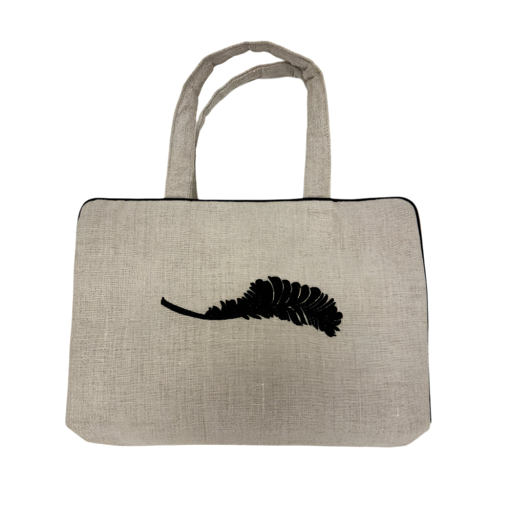 Feather Top Handle Cosmetic Case - Thumbnail 2