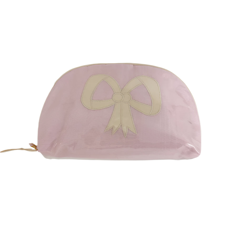 Moire Small Round Zip Cosmetic Case - Thumbnail 3