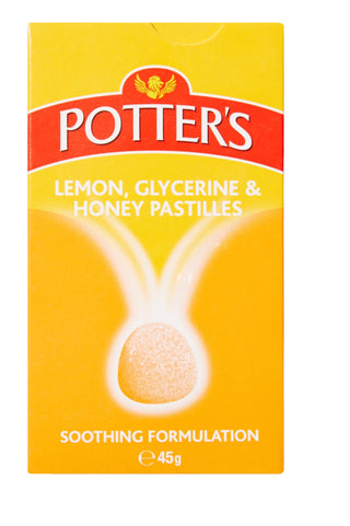 Lemon, Glycerine and Honey Pastilles