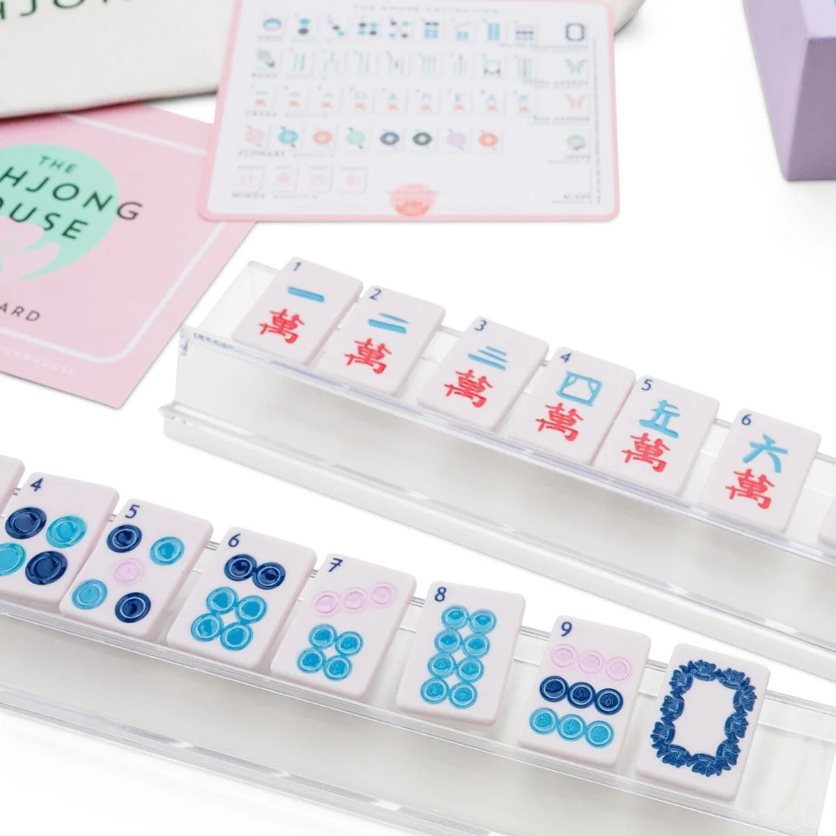Pale  Violet Travel Mahjong Set