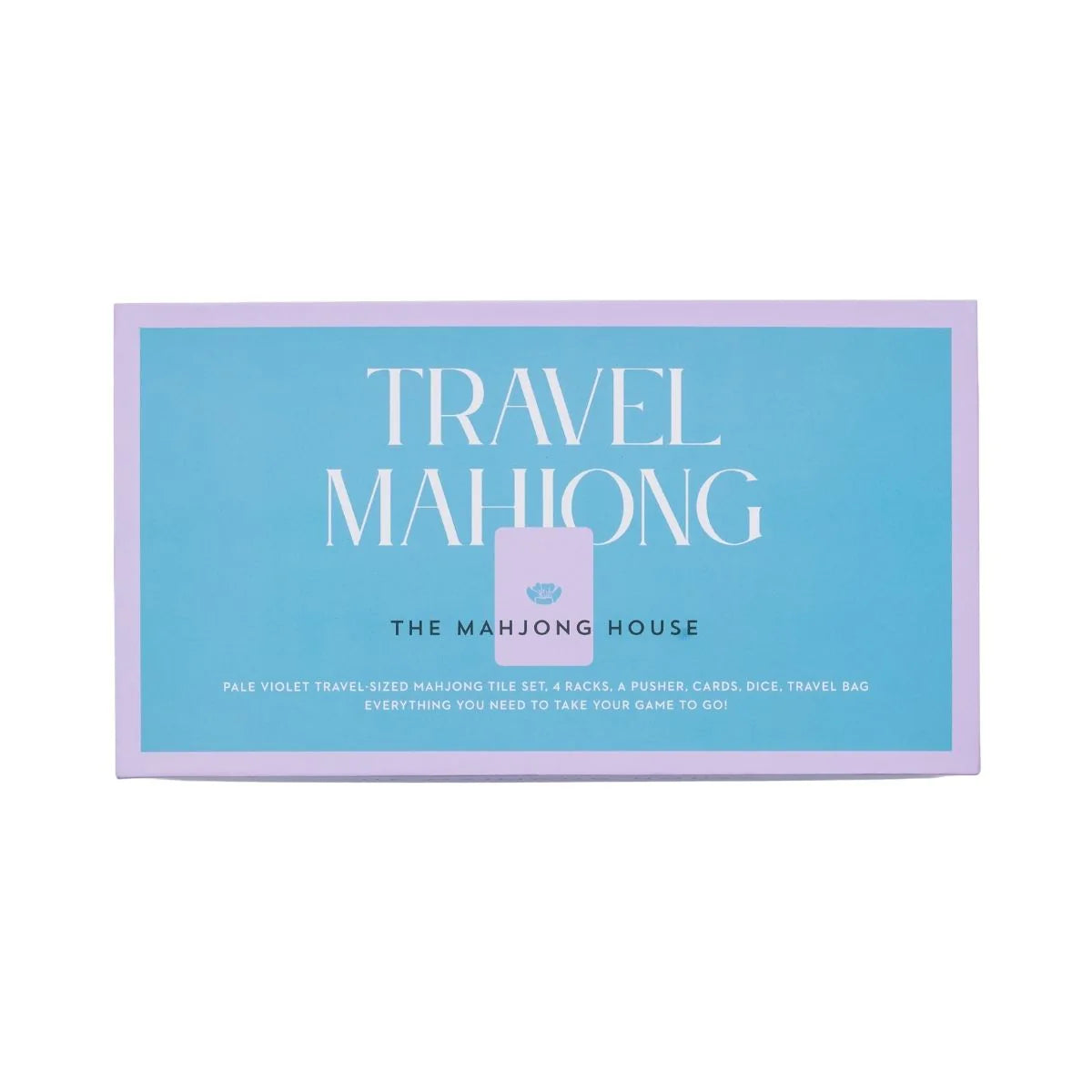 Pale  Violet Travel Mahjong Set