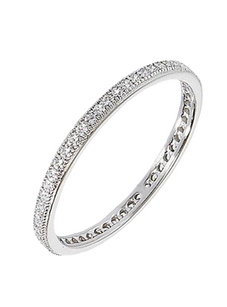 Stackable CZ Eternity Band