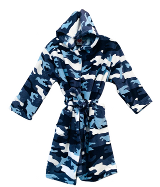 Blue Camouflage Robe