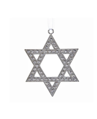 Metal Star of David Ornament