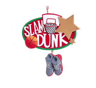 Basketball "Slam Dunk" Ornament