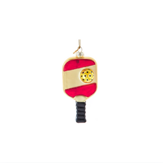 Red Pickleball Ornament