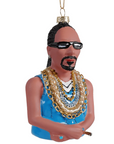 Snoop Dogg Glass Ornament