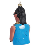Snoop Dogg Glass Ornament