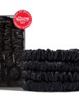 Back to Basics Dark Black Scrunchies
