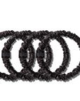 Back to Basics Dark Black Scrunchies
