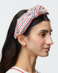 Patriotic Stripe Embellished Headband