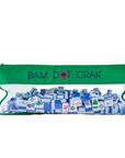Mahjong Bag, Kelly Green Bam Dot Crack