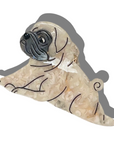 Pug Dog Breed Claw Hair Clip