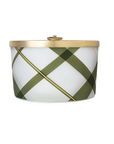 Frasier Fir Frosted Plaid 3-Wick Candle
