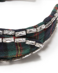 Present Plaid Veronica Crystal Edge Headband