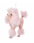 Plush Pink Poodle Ornament