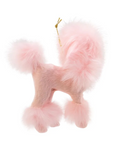 Plush Pink Poodle Ornament
