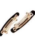 Mini Rectangle Barrette Pair