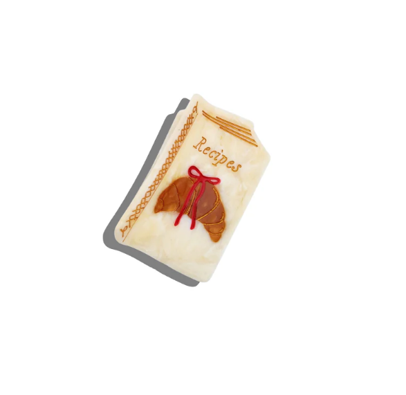 Recipes Book Claw Clip